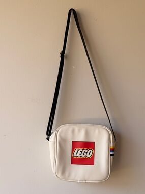 Lego Retro Vehicles Crossbody Bag Set 330 Rare White Unisex Messenger Bag
